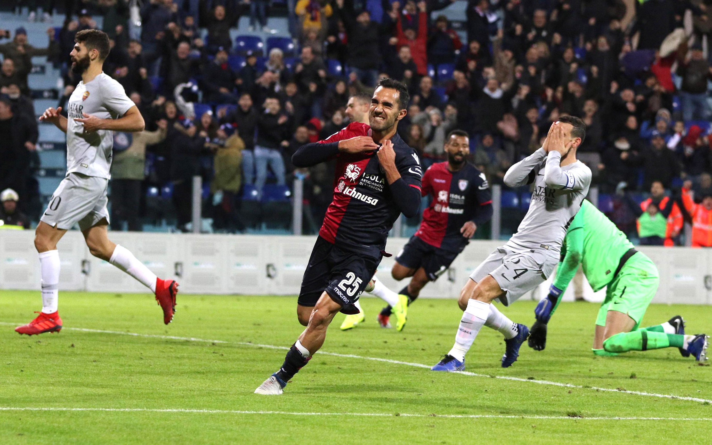 卡利亚里战平对手,深陷保级泥潭 卡利亚里战平对手,深陷保级泥潭